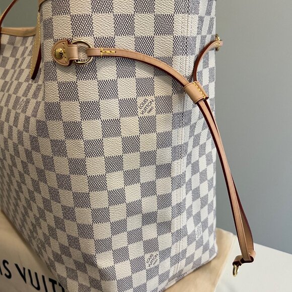 LOUIS VUITTON Neverfull GM Damier Azur (EUC) - Picture 3 of 10